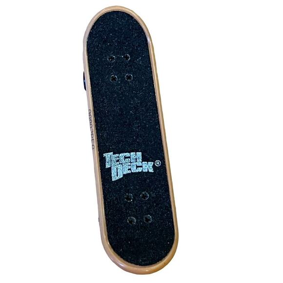 Tech Deck RARE Santa Cruz Finger Skateboard 1990s Black Yellow Red VGC - Picture 3 of 8